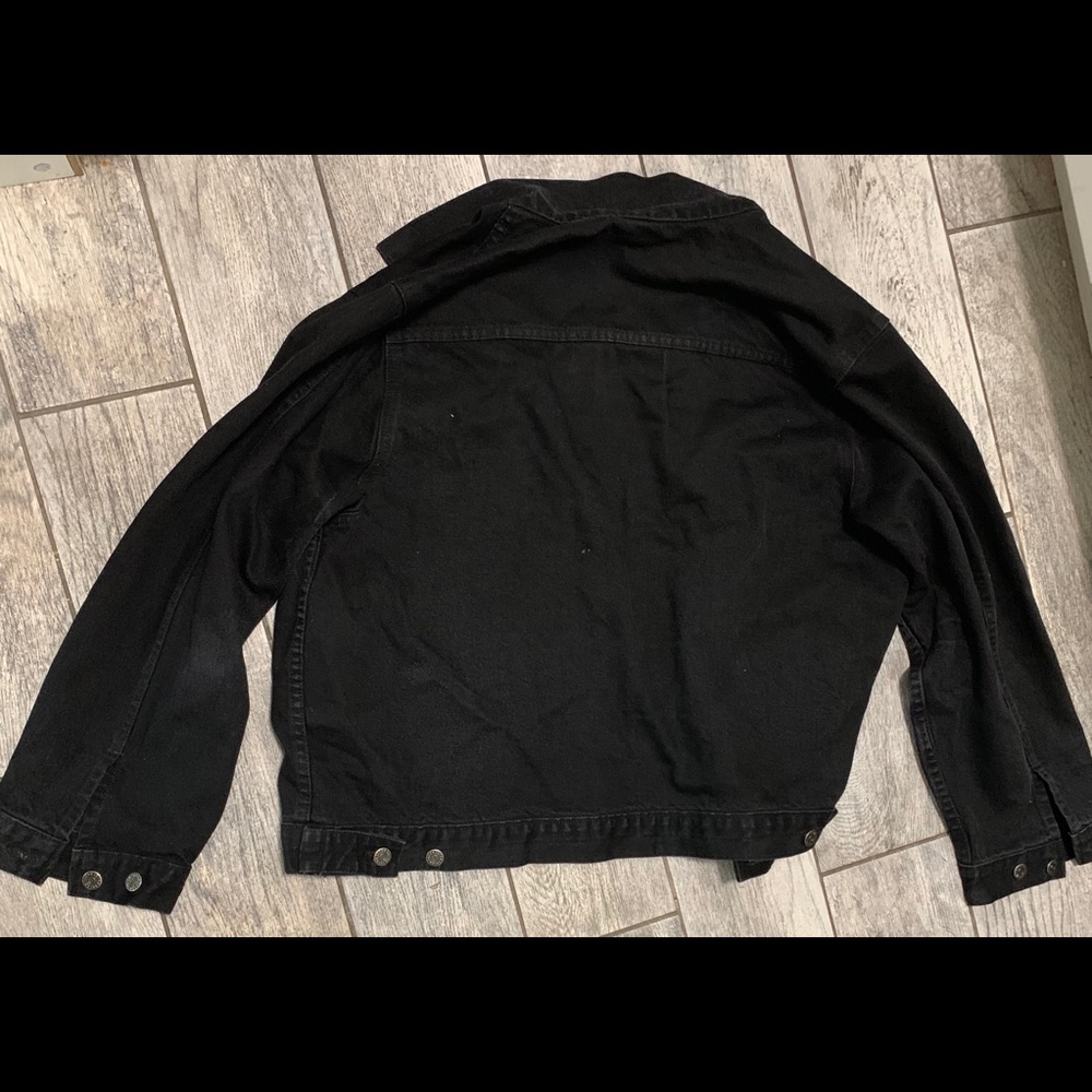 Black Denim Women’s Jacket - Picture 4 of 6